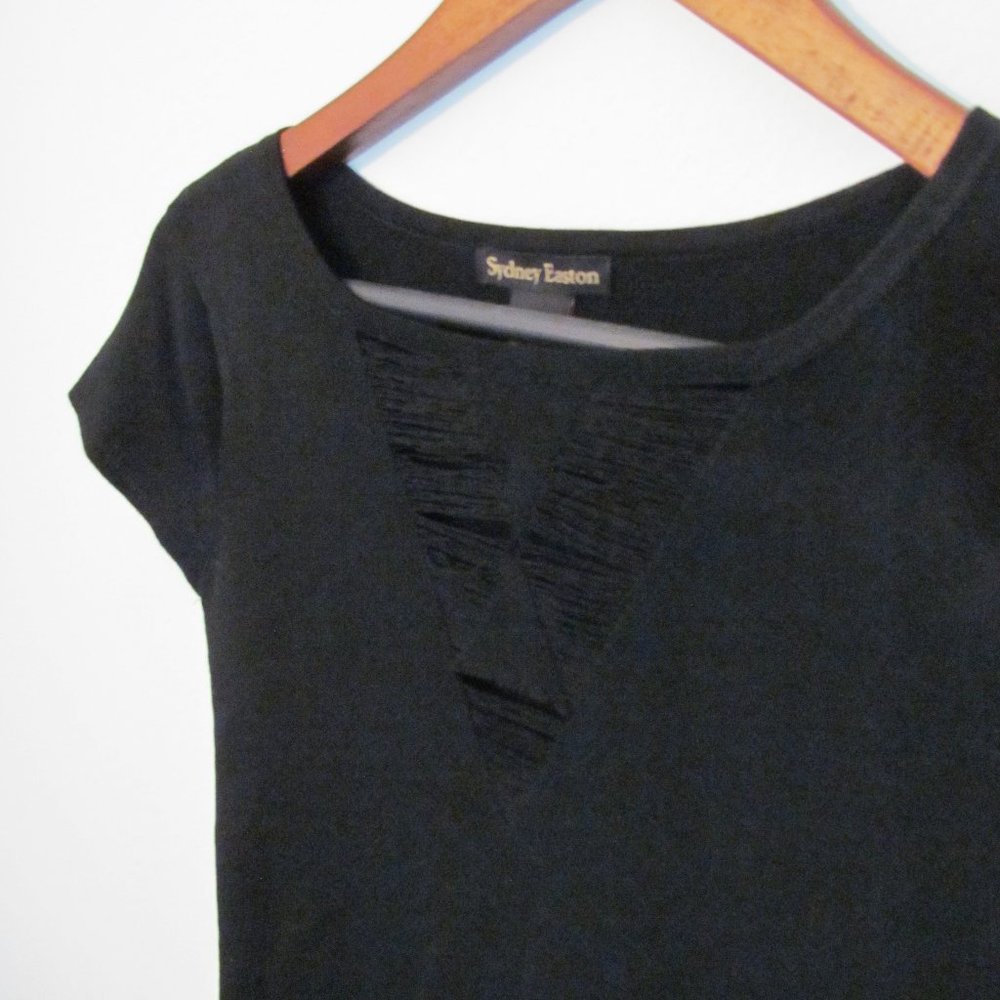 Sydney Easton Woman's Black Top